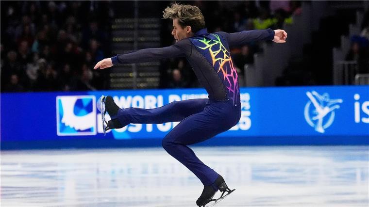 Nikita Starostin schied bei der WM im Kurzprogramm chancenlos aus.