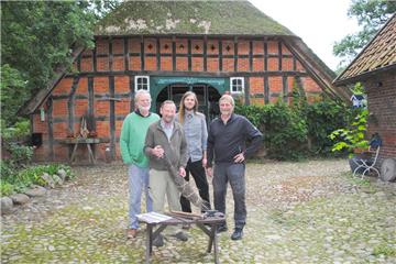 Nikolaus Pross, Klaus Hinze, Michael Burchert und Karl-Peter Krebsfänger (v. l.) sind ein Teil des Organisationsteams, das ein Besichtigungsprogramm rund um die "Bokeler Kleinode" zum diesjährigen Tag des offenen Denkmals auf die Beine gestellt hat. 