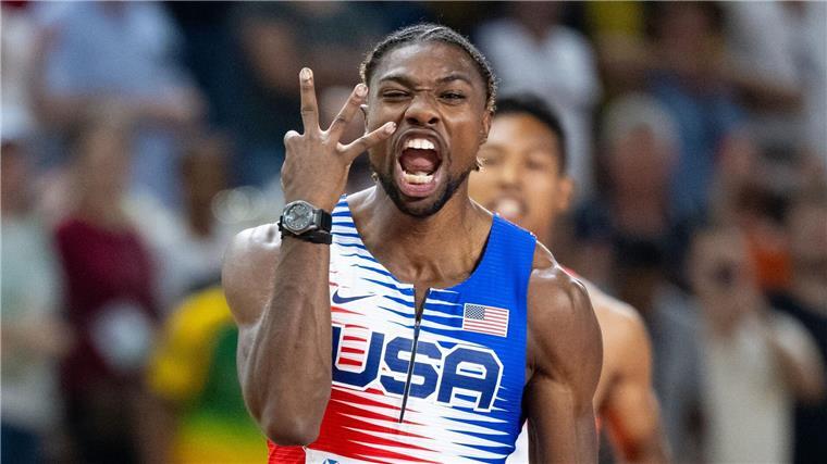 Noah Lyles gewinnt die Olympia-Qualifikation über 200 m.