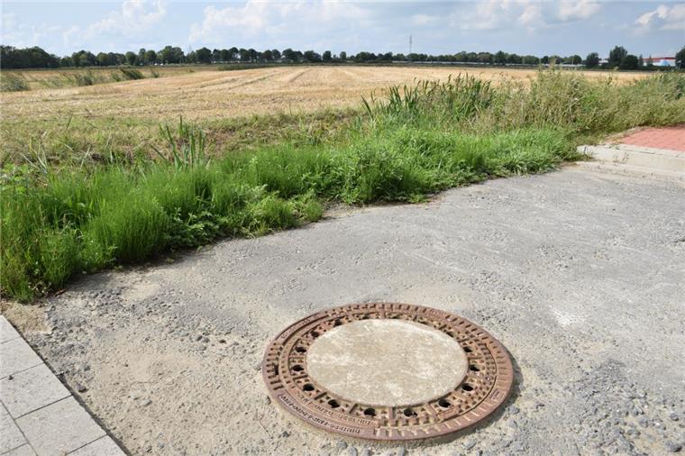 Noch endet die Käthe-Kollwitz-Straße, die durch den Wohnpark Tongern verläuft, an ihrem westlichen Ende im Nirgendwo. Doch das könnte sich in naher Zukunft ändern: Die GNSG will zwischen Wohnpark und Butjadinger Zu- und Entwässerungskanal Baugrund schaffen.  