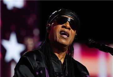 Noch immer auf der Bühne: Stevie Wonder