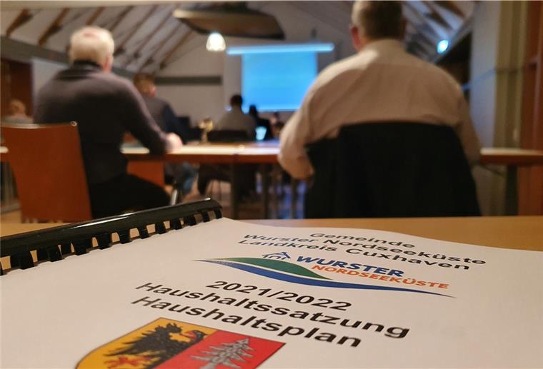Noch ist es nur ein Entwurf. In den kommenden Wochen werden die Ratsmitglieder der Gemeinde Wurster Nordseeküste den Doppelhaushalt 2021/22 beraten. In der Ratssitzung am 25. März soll der Etat beschlossen werden.
