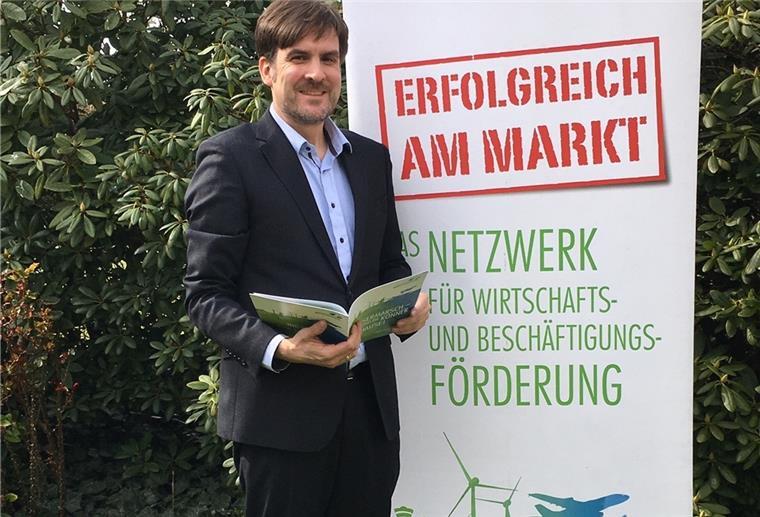 Noch ist Nils Siemen Chef der Wirtschaftsförderung Wesermarsch. Nun möchte er Nordenhamer Bürgermeister werden.