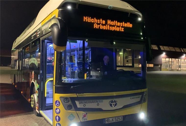 Noch kann Bremerhaven Bus nicht alle sieben Wasserstoffbusse einsetzen.
