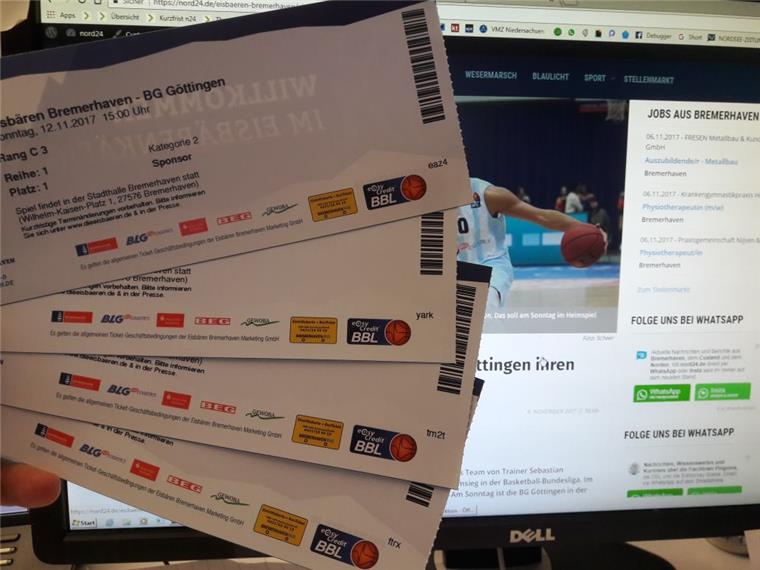 Wird es der erste Heimsieg? nord24 verlost 2 x 2 Karten für die Eisbären Bremerhaven nord24 verlost 2 x 2 Eintrittskarten für die Eisbären Bremerhaven.