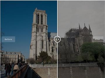 Notre-Dame: In Vorher-Nachher-Bildern seht ihr, wie verheerend der Brand in Paris war.