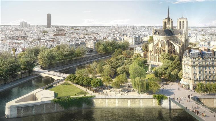 Notre-Dame wird zur grünen Lunge