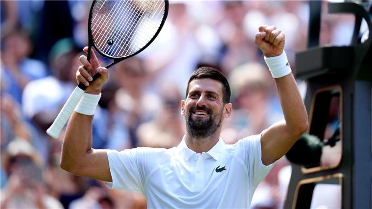 Rekord beim 99. Sieg: Djokovic schreibt Wimbledon-Geschichte Novak Djokovic feiert eine besondere Bestmarke.