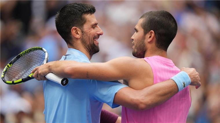 Novak Djokovic konnte Carlos Alcaraz im Halbfinale der US Open nicht aufhalten.
