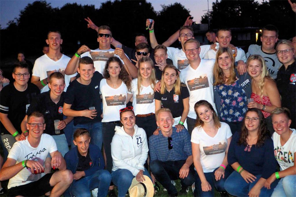 Nur fröhliche Gesichter beim Kreislandjugendtag in Sievern. Foto Stehn