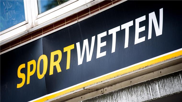 Schild mit der Aufschrift Sportwetten