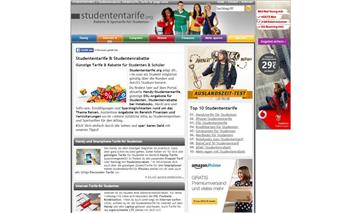 Ob günstigere Reisen, Mobilfunkverträge oder Notebooks: Auf Seiten wie "studententarife.org" können Studenten Geld sparen.