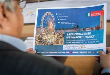 Oberbürgermeister Melf Grantz (SPD) stellt das Konzept vor: Der Weihnachtsmarkt in Bremerhaven beginnt ab dem 22. November.