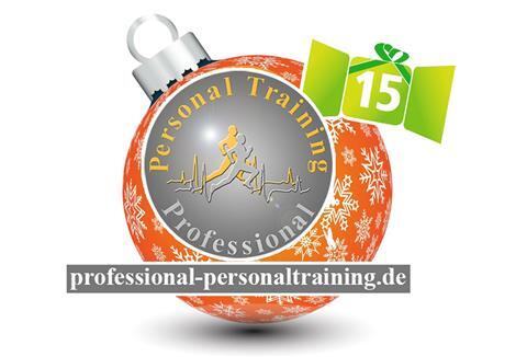 Tannenbaum-Kugel mit Personal Training Logo