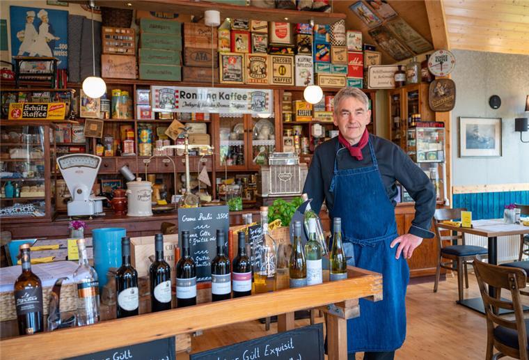 Olaf Wurm in seinem Restaurant "Fisch und Meer"