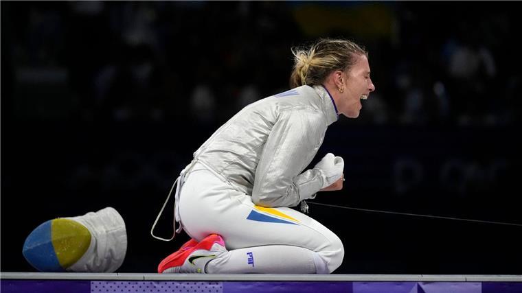 Ein Jahr nach Eklat: Fechterin holt erste Ukraine-Medaille Olga Charlan holt die erste Medaille für die Ukraine bei Olympia in Paris.