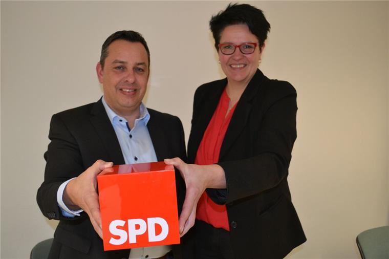 Oliver Lottke und Katja Brößling wollen gemeinsam die SPD Cuxland führen. 