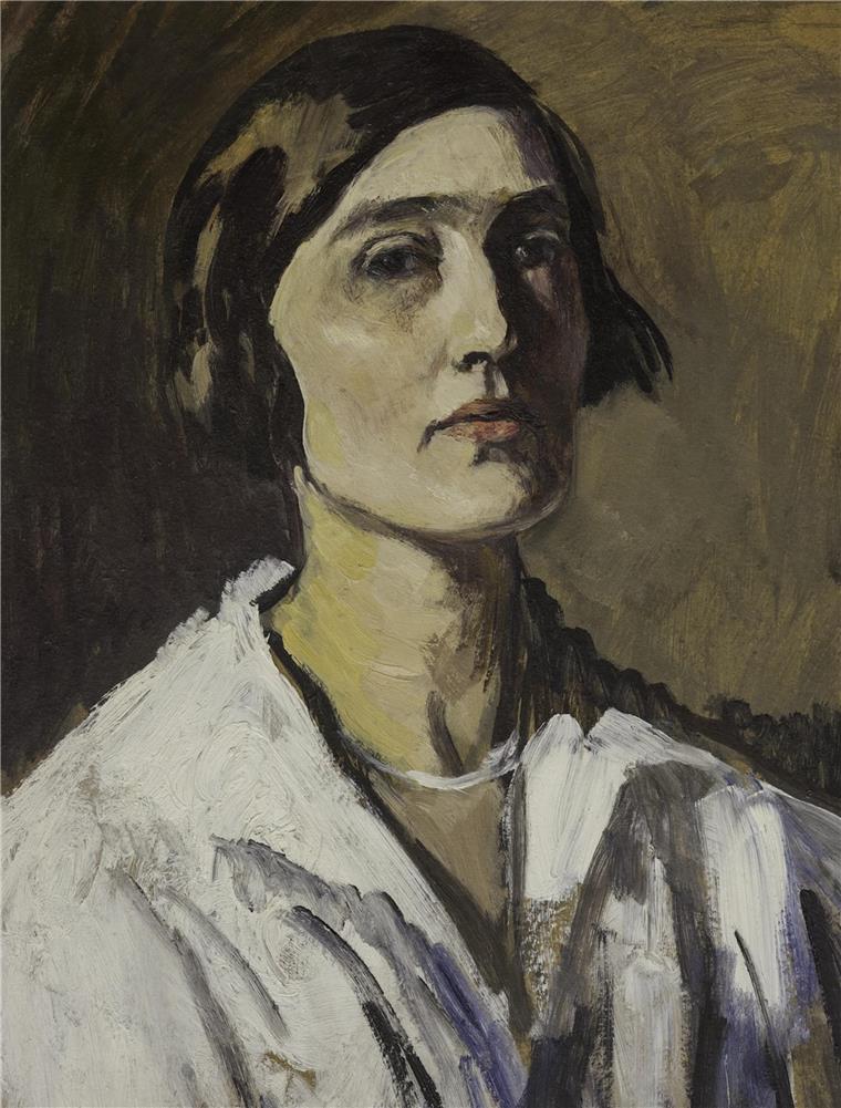 Vier Ausstellungen in Worpswede feiern Malerin Paula Modersohn-Becker Brustbild einer Frau mit weißer Bluse