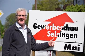Otto Winkelvos von der Werbegemeinschaft freut sich auf die zweitägige Gewerbeschau am 4. und 5. Mai in Selsingen.