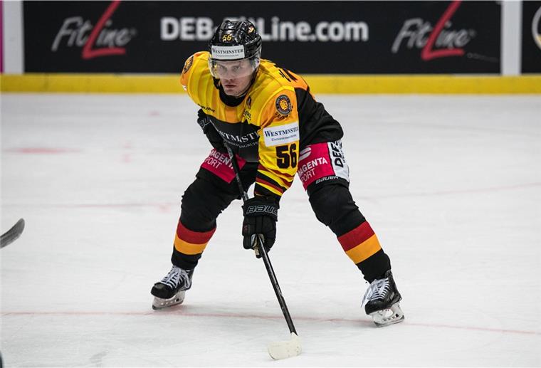 Parker Tuomie hat es bereits in die deutsche Eishockey-Nationalmannschaft geschafft.