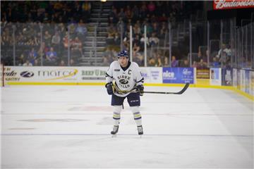 Parker Tuomie steht mit den Sioux Falls Stampede erneut in den Playoffs der USHL. Foto Sioux Falls Stampede