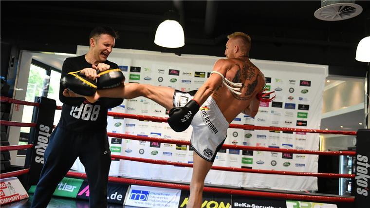 Pascal Schroth beim Training.