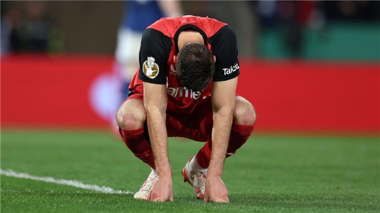 Patrik Schick und seine Kollegen von Bayer Leverkusen waren enttäuscht.