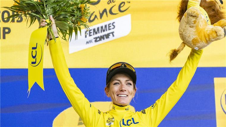 Tour-Siegerin Ferrand-Prévot am Knöchel operiert Pauline Ferrand-Prévot hatte im August die Tour de France der Frauen gewonnen. (Archivbild)