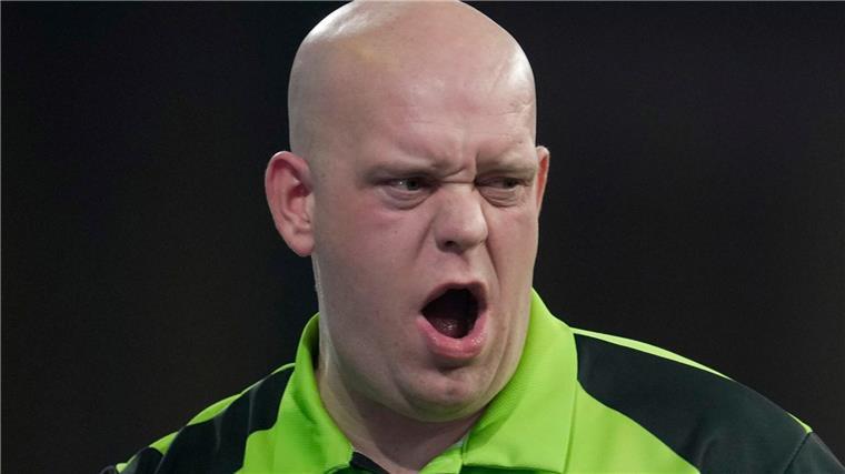 Pause für van Gerwen: Darts-Star lässt sich Kiefer brechen Pause nach dem World Matchplay: Michael van Gerwen.
