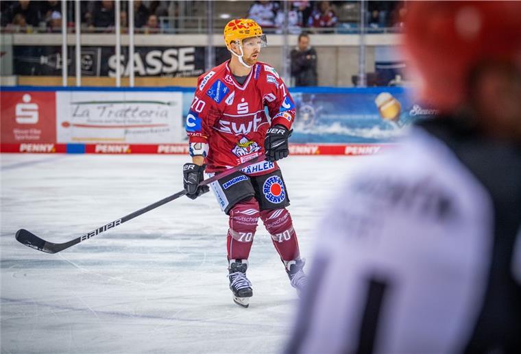 Pinguins-Verteidiger Bruggisser spielt bei Olympia Phillip Bruggisser von den Fischtown Pinguins spielt für Dänemark bei Olympia.