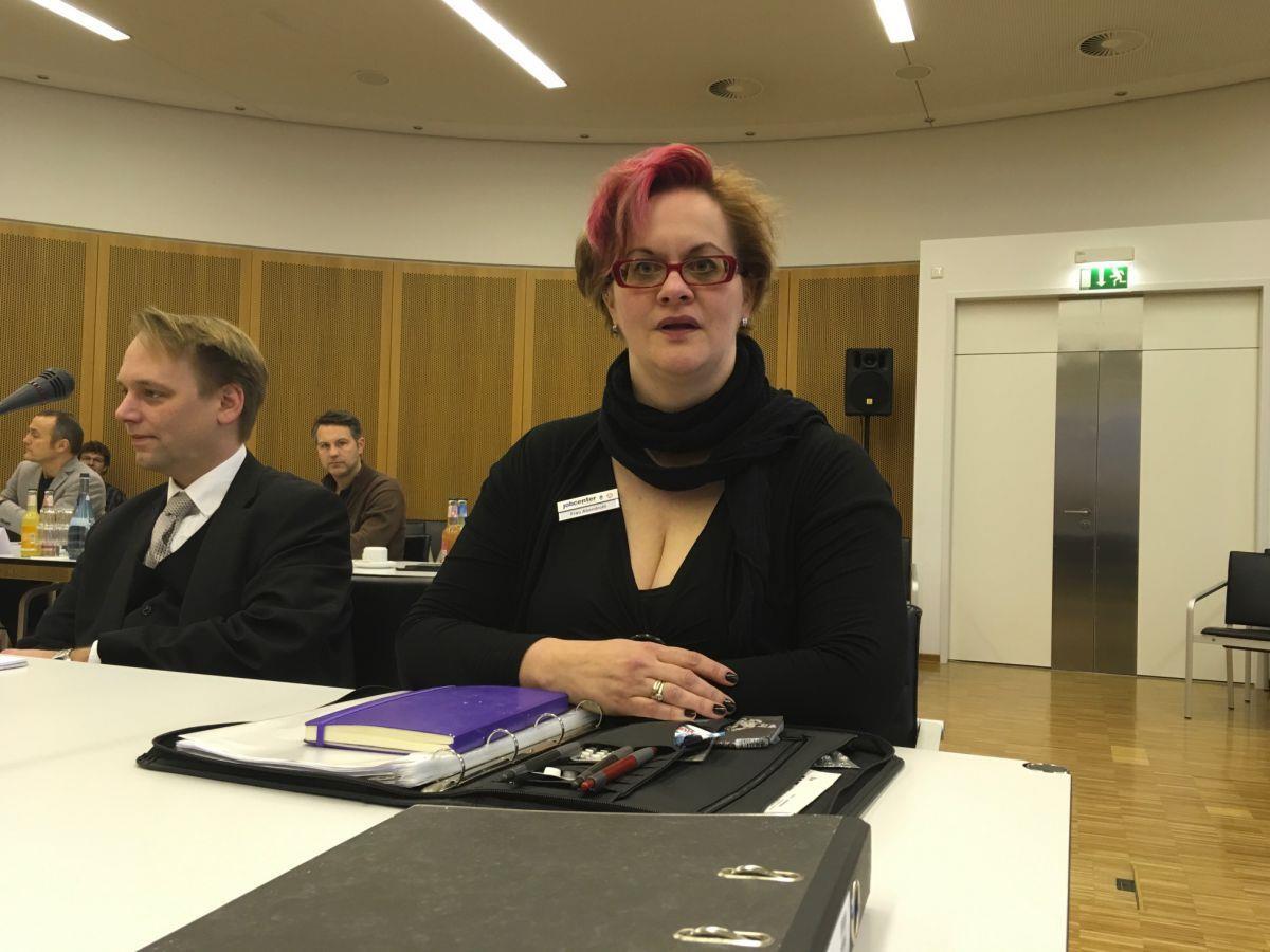 Pia Abendroth, Teamleiterin des Jobcenters, hat am Mittwoch vor dem Untersuchungsausschuss ausgesagt.
