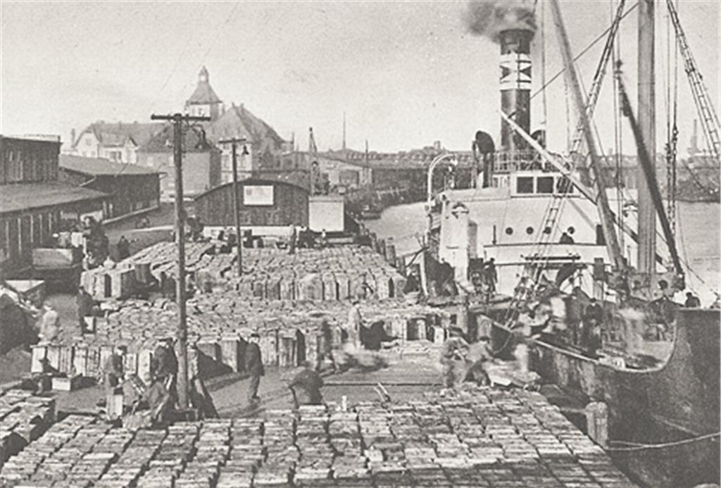 Historische Aufnahmen vom Fischereihafen