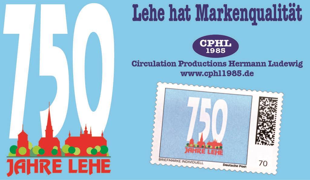 Werbung Briefmarke