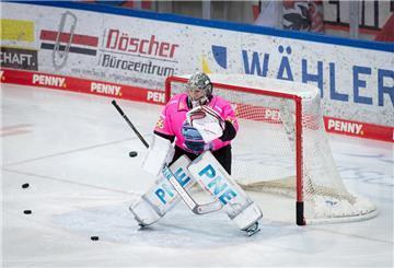 Pinguins-Torhüter Maximilian Franzreb ist wieder zurück auf dem Eis und fit für einen Einsatz.