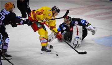 Pinguins-Torhüter Thomas Pöpperle hatten gegen die Düsseldorfer EG viel zu tun.
