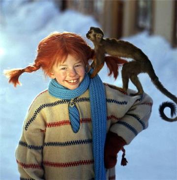 Pippilotta Viktualia Rollgardina Pfefferminz Efraimstochter Langstrumpf - kurz Pippi. Foto dpa