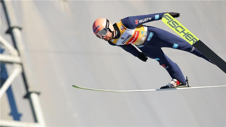 Österreicher dominieren Tournee-Quali - Paschke Sechster Pius Paschke in Oberstdorf.