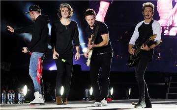 Platz 2: One Direction (britische Boyband), 110 Millionen Dollar (etwa 99 Millio...