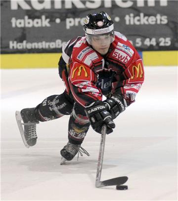 Playdown gegen Weißwasser im Jahr 2008: Marian Dejdar war mit dabei.  