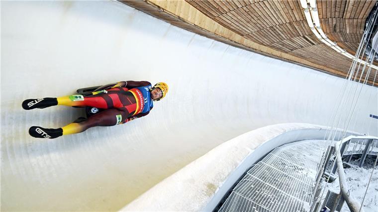 Zwei deutsche Doppelsitzer beim Oberhof-Weltcup vorne Premierenerfolg im Weltcup für Hannes Orlamünder und Paul Constantin Gubitz