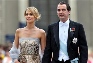 Prinz Nikolaos von Griechenland und  Tatiana Blatnik 2010 in Stockholm.