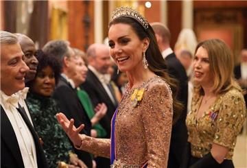 Prinzessin Kate beim Abendempfang für Mitglieder des Diplomatischen Korps im Buckingham Palast.
