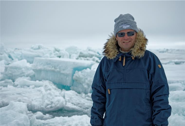 Professor Markus Rex vom Alfred-Wegener-Institut liebt die Polarregionen. Das wird auch in seinem Buch zur „MOSAiC“-Expedition deutlich.
