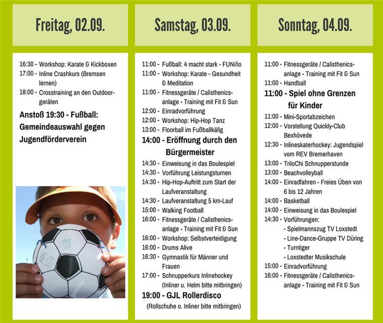 Programmübersicht