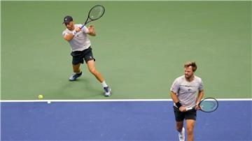 Pütz (l) und Krawietz (r) standen voriges Jahr bei den US Open im Endspiel - diesmal ist im Achtelfinale Schluss.