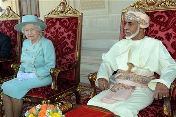 Qabus ibn Said (75, hier neben Queen Elizabeth) ist seit dem 23. Juli 1970 Sultan von Oman.