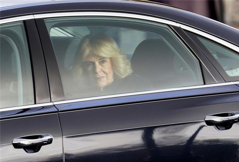 Queen Camilla verzichtete wegen der Folgen einer Infektion auf den Empfang im Freien.