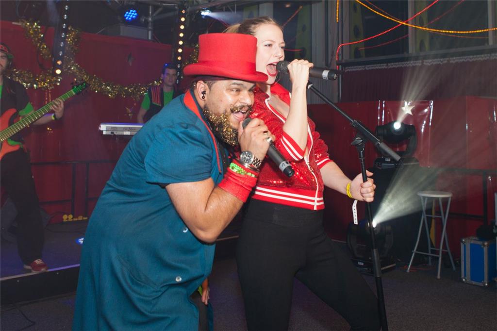 &quot;Captain Dance&quot; beim Weihnachtszauber 2017 in der Bremerhavener Stadth...