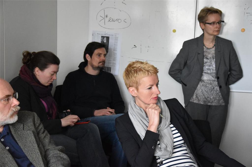 Radio Bremen-Redakteurin Nicole Ritterbusch hat den Austausch mit organisiert.