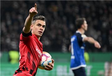 Rafael Borre von Eintracht Frankfurt steht vor einem Wechsel zu Werder Bremen.